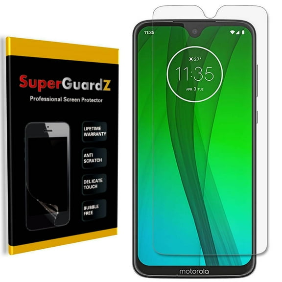 [8-Pack] For Motorola Moto G7 Plus SuperGuardZ Screen Protector, Ultra Clear, Anti-Scratch, Anti-Bubble