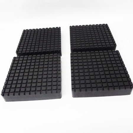 Square Rubber Arm Pads for BendPak / Danmar 2-Post Car Lift New Set of 4
