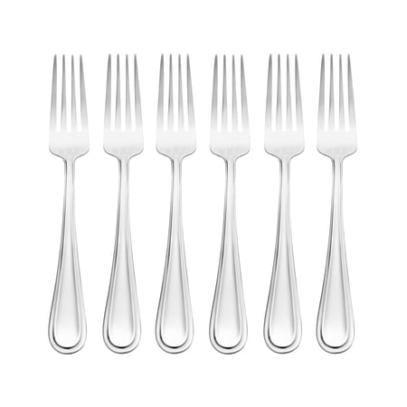 International Silver Forte Set of 6 Stainless Steel Dinner Fork Set