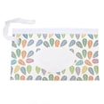thumbnail image 2 of Portable Wipes Dispenser, Baby Wipes Bag Reusable Leaf Pattern Pull Out Type with Zip for Home, 2 of 7