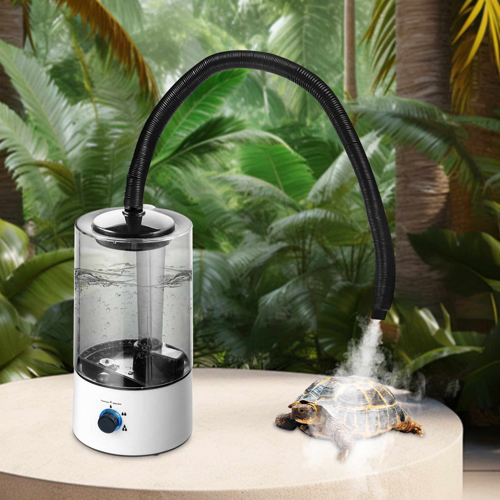 YIYIBYUS 4L Reptile Terrariums Humidifier Fogger with Tube, Pet Mist Humidifier Humidifier Machine for Reptile Amphibians Herps Snakes Turtles