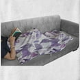 thumbnail image 6 of Floral Soft Flannel Fleece Blanket, Foliage Leaves in Purple Tones Soft Leafage Vintage Abstract Nature Plants, Cozy Plush for Indoor and Outdoor Use, 50" x 70", Lavender Lilac Beige, by Ambesonne, 6 of 6