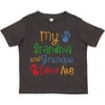 thumbnail image 3 of Inktastic My Grandma and Grandpa Love Me Boys or Girls Toddler T-Shirt, 3 of 5