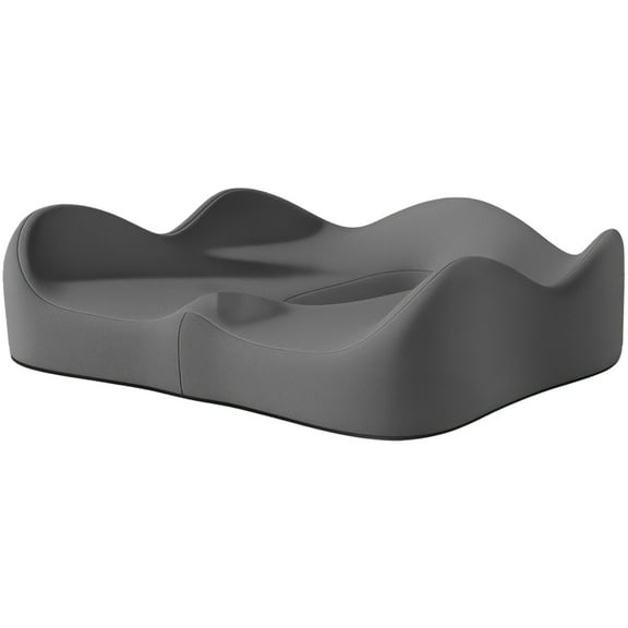 Pillow, Memory Foam Office Chair Seat Cushion, Best Cooling Knee Pillow for Side Sleepers, Ergonomic Design for Spine Support,Light Grey