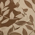 thumbnail image 4 of Leaves Blackout Curtain Panels, 52" x 63", Espresso by Blue Nile Mills, 4 of 6