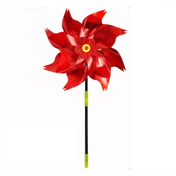 Bird Repeller Pinwheels Reflective Sparkly Scarecrow Pinwheel Windmill Spinner Birds Yard Away Lawn Decor Keep Repellent Garden V8J5