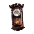 thumbnail image 3 of Reloj romano en miniatura para casa de muñecas, accesorios para muñecas, decoración, bricolaje, 1:12 Campanas planas, 3 of 9