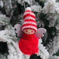 thumbnail image 1 of Decoraciones de Navidad Del Coche Colgante de Ángel de Navidad Ornamento de la Niña Del Sombrero de Punto,Colgante de la Decoración de Navidad 8.5x6x4cm para la Pared Del Árbol O el Coche,Regalos de N, 1 of 1