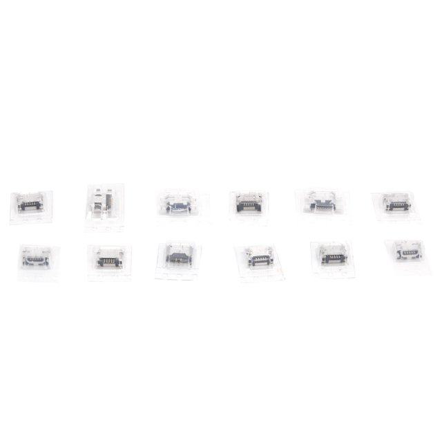 Adaptateur de Remplacement, 12 Pcs Mini Connecteur USB Mini Connecteur USB Remplacement Fournitures Électriques Haute Performance