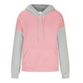 thumbnail image 6 of Ashirexll Hoodies for Women, Womens Hoodies Pullover, Ladies' Casual Color-Matching Long Sleeve Pocket Hooded Sweatshirts Fall and Winter Tops, 6 of 6