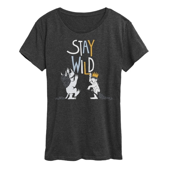 Where The Wild Things Are - Stay Wild - Women's Short Sleeve Graphic T-Shirt