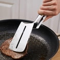 thumbnail image 3 of Double-Sided Shovel Clip Stainless Steel Shovel for Frying Fish Flip Fish Multi-Function Steak Clip Fried Steak Spatula, 3 of 7