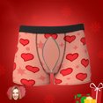 thumbnail image 7 of KHONTS Custom for Men Boxer Short with Face Personalized Underwear for Boyfriend Husband Valentine's Birthday 03-Black XL, 7 of 7