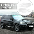 thumbnail image 2 of Unique Bargains Pair Car Front Headlight Clear Lens Cover Cap PC Shell for BMW X5 E70 2007-2013 63117288996 63117288995, 2 of 6