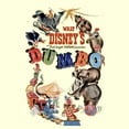 thumbnail image 2 of Men's Dumbo Classic Theatrical Poster Graphic Tee Beige Medium, 2 of 4