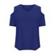 thumbnail image 4 of Mujeres sueltas casual manga corta cuello pico sólido casual blusa camiseta túnica tops Fridja ghk5065, 4 of 8