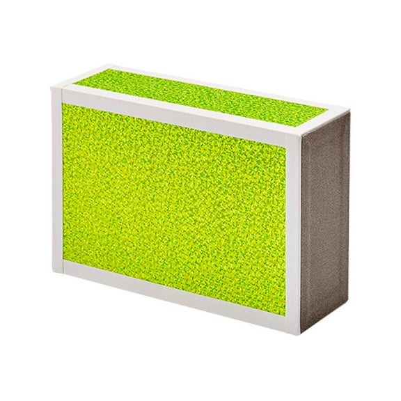 Henrys Juggling Wooden Cigar Box - Glitter Colors with White Tape (Yellow)