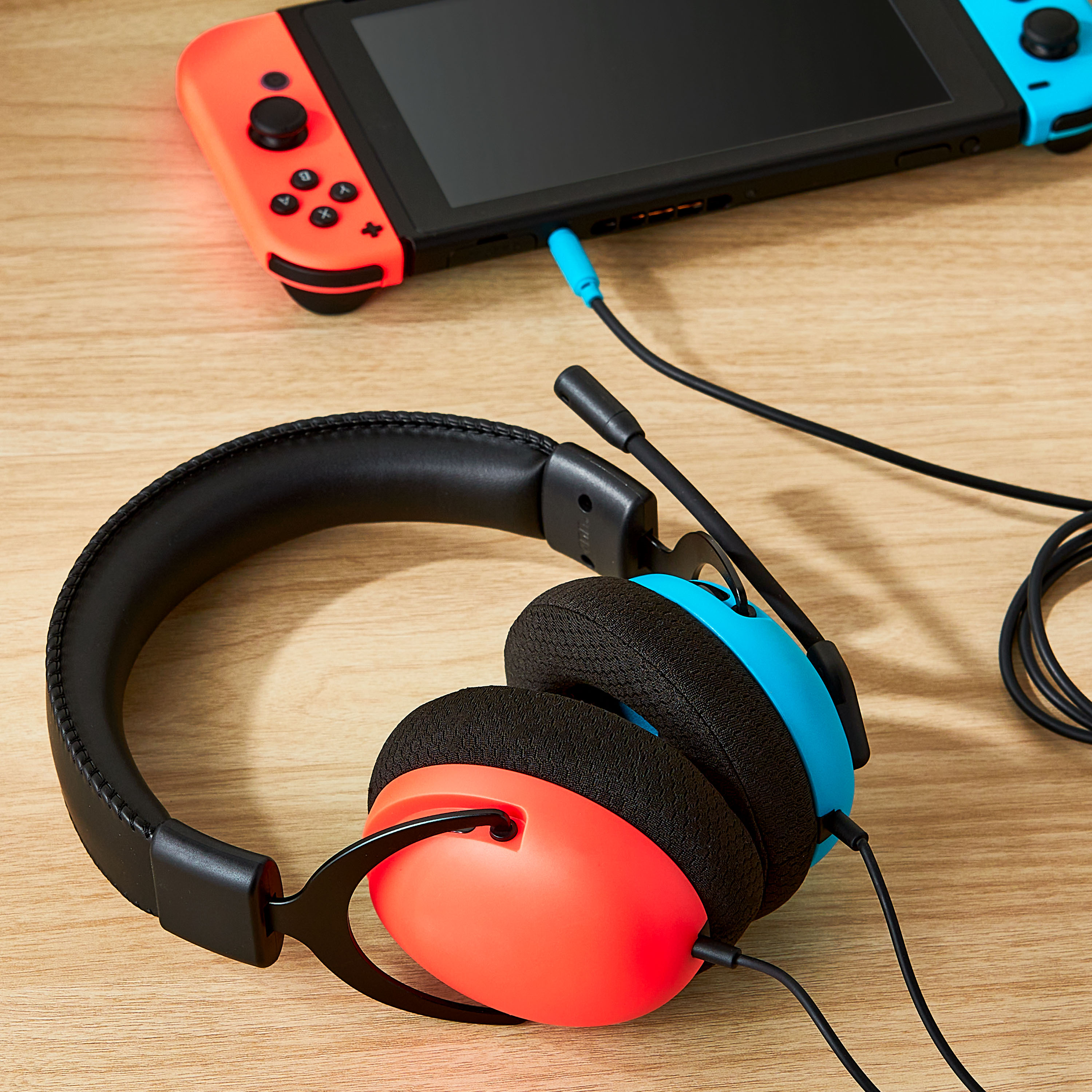 onn Wired Gaming Headset Nintendo Switch Multicolor photo 3
