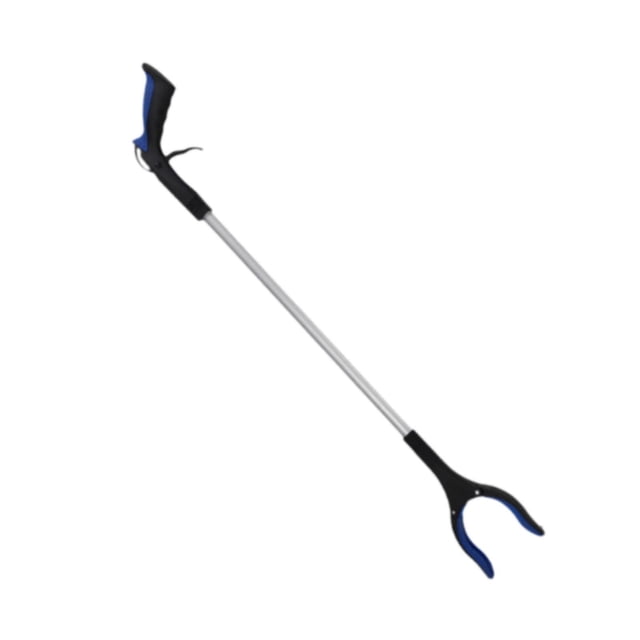 Bunblic Claw Grabber Stick Tip Hand Grabber for Trash Can Shelf Elderly Blue
