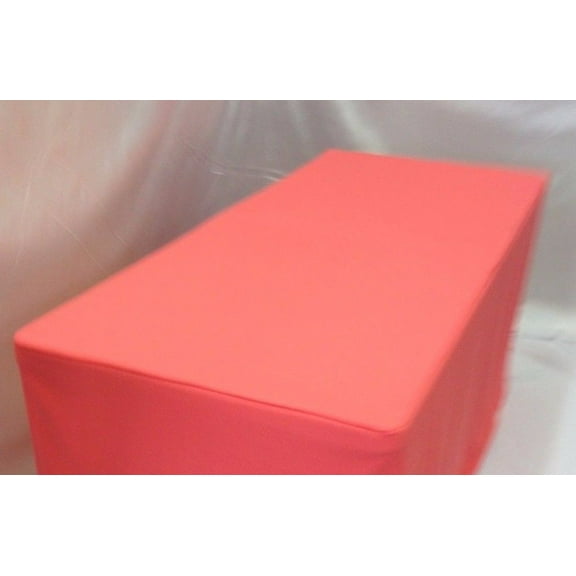 15 pack 60"×126" Seamless 100% Polyester Tablecloths 25 COLORS Wholesale Wedding", (Color: Coral)