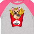 thumbnail image 4 of Inktastic Cute Frenchie in French Fries Boys or Girls Toddler T-Shirt, 4 of 5