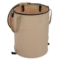 thumbnail image 1 of Zippered Garbage Can Camping Trash Can Waste Container with Zippered Lid 24 Gallons Foldable Portable Garden Garbage Container for Outdoor Picnic Garden, 1 of 7