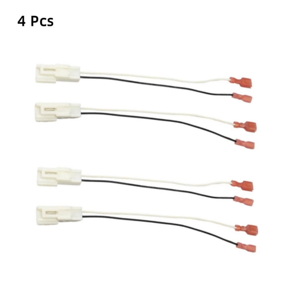 4Pcs Car Door Speaker Wire Harness Adaptor Cable 72-7300 For Kia Hyundai