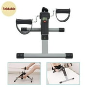 Exercise Peddler for Seniors, Adjustable Resistence, Folding Exercise Peddler Portable Pedal Exerciser with LCD Dispaly, for Leg Arm