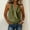 #27Army Green, variant on Womens V-neck Vest Dressy Casual Sleeveless Halter Tank Tops Trendy Summer Wrap Blouse