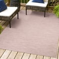 thumbnail image 5 of JONATHAN Y TSN100F-8 Ethan Modern Flatweave Solid Pink 8 ft. x 10 ft. Indoor/Outdoor Area Rug, Casual, Pet Friendly, Stain Resistant, Easy to Clean, for Patio, Balcony, Living Room; Kitchen, Bedroom, 5 of 8