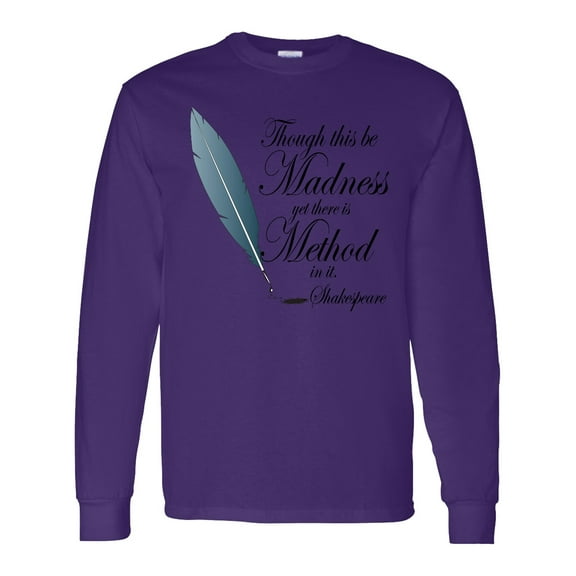 Inktastic Shakespeare Hamlet Madness Long Sleeve T-Shirt