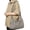 Grey, variant on Black Canvas Crossbody Bag Men Messenger Bag Unisex Casual Shoulder Bag Adjustable Strap Commute School Travel