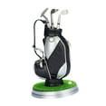 thumbnail image 4 of Bolsa de golf, portalápices, bolígrafos para palos de golf, práctico con base, artículos de escritorio de recuerdo para eventos, para golfista, padre, plata, 4 of 8