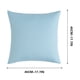 thumbnail image 3 of Funda impermeable para almohadas exteriores 45x45 cm - Protector de cojín moderno de color sólido para muebles de jardín, piscina, jardín, 3 of 5