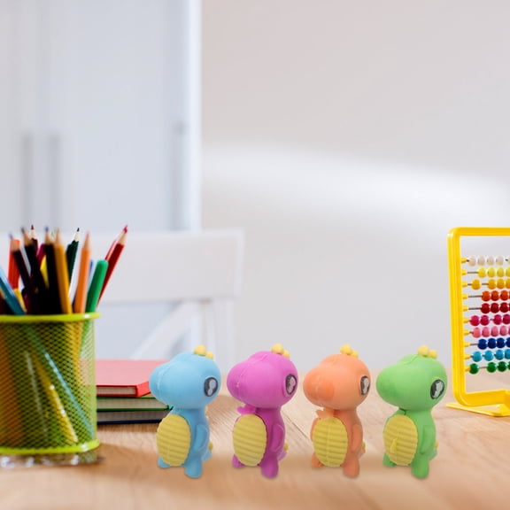 Luxshiny 15Pcs Detachable Erasers Giraffe Shape for Classroom Erasing Random Style