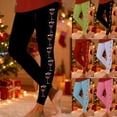 thumbnail image 2 of Zhanying Leggings de Sapin de Noël Rouges Élégants Lisses Sans Boulochage Taille Haute Doublés en Molleton Collants Femmes Rouge m, 2 of 6