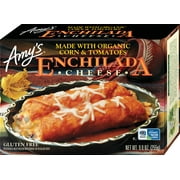 Amy's Frozen Meals, Cheese Enchilada, Made With Organic Corn and Tomatoes, Gluten Free Microwave Meals, 9 Oz
