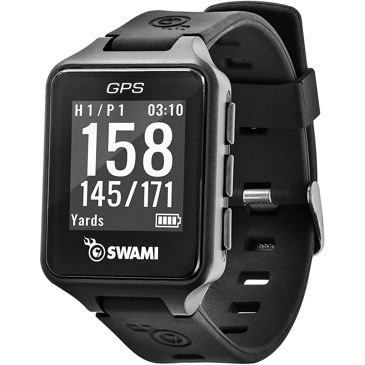 IZZO Golf Swami Golf GPS Watch, with 38,000+ Preloaded Course Maps
