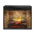thumbnail image 4 of Dimplex Revillusion® 30 Inch Built-in Electric Firebox - Herringbone Brick Background, 4 of 9