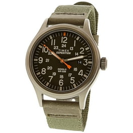 Timex Expedition Men's 43mm Field Chrono Watch, Brown/Black