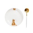 thumbnail image 6 of Pet Portrait White Porcelain Dinnerware 11-Piece Set - Orange Tabby, 6 of 9