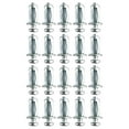 thumbnail image 4 of 20 piezas de tuercas de gato, insertos roscados, tornillo duradero, perno de expansión de pétalo para 5x25mm, 4 of 9
