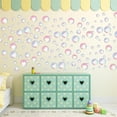 thumbnail image 6 of 2 Sheet Bubble Stickers Colorful Bubble Wall Decal Stickers Bathroom Sticker Bubble Decal Bubble Ocean Background for Bathroom Bedroom Living Room Party Decorations,Topboutique, 6 of 8