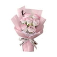 thumbnail image 2 of Pink Soap Flower Bouquet | Mini Real Preserved Rose Gift Set with Led Lights | Valentine'S Day Diy Companion Gift for Women, 2 of 6