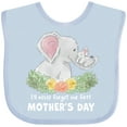 thumbnail image 3 of Inktastic I'll Never Forget Our 1st Mother's Day Elephant Family Boys or Girls Baby Bib, 3 of 4