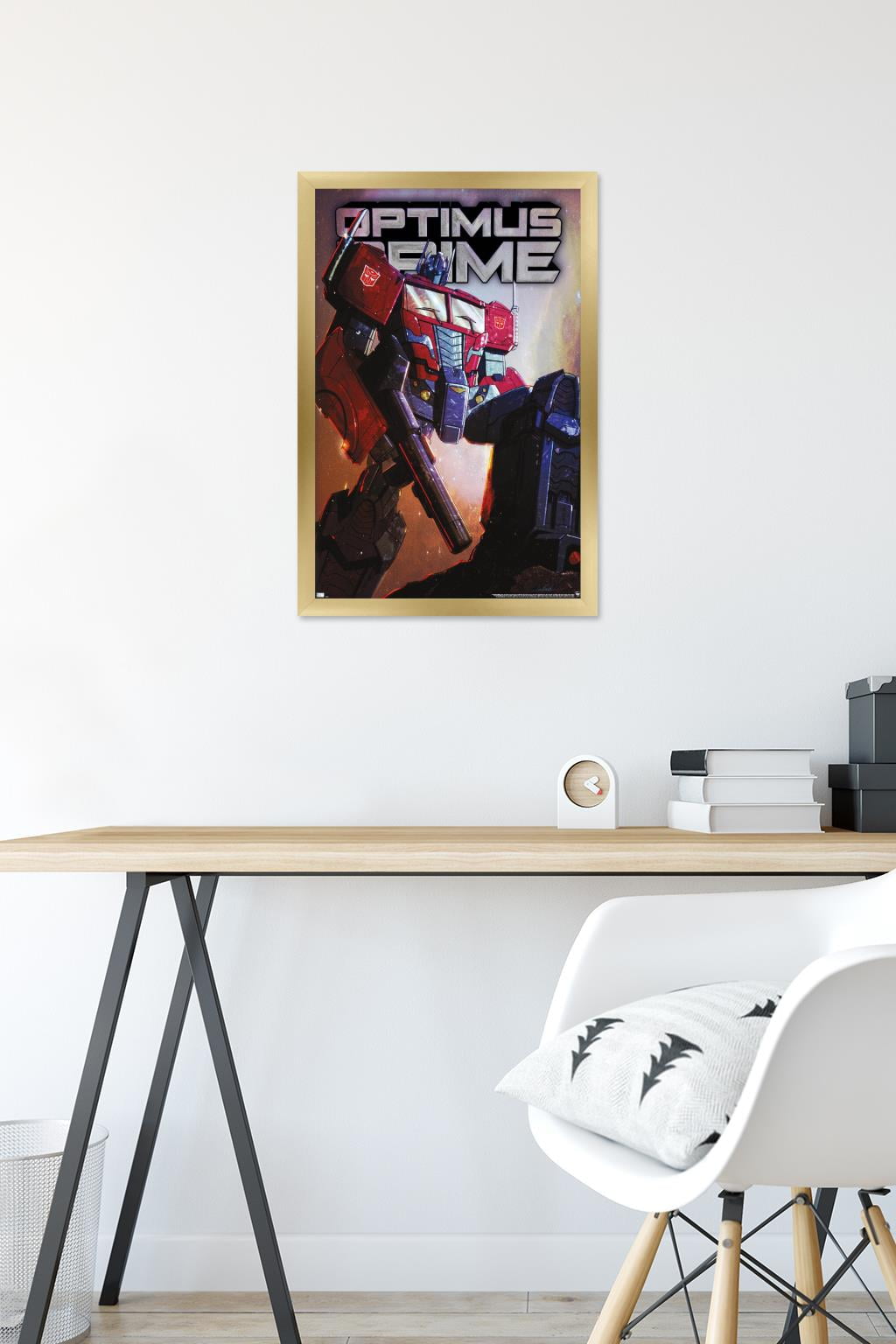 Hasbro Transformers - Optimus Prime Wall Poster, 14.725" x 22.375" Framed