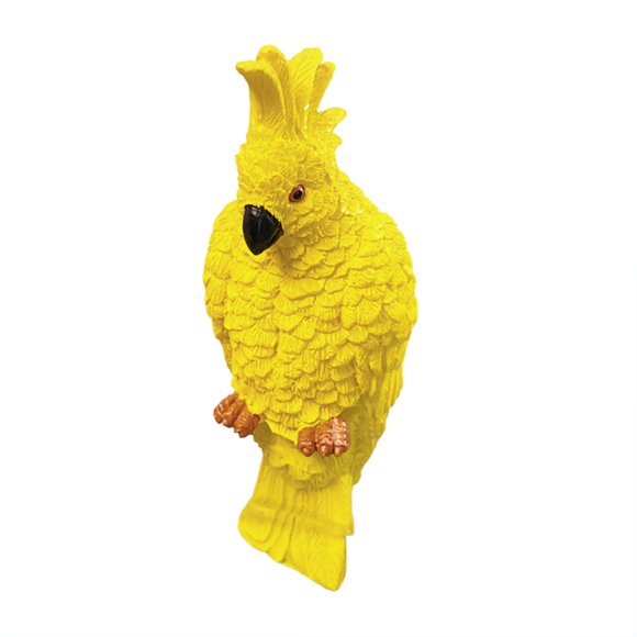 EastVita Parrot Figurines Aquarium Ornaments Fun Simulation Parrot DIY Landscaping Decorations Fish Tank Accessories