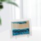 thumbnail image 5 of Imagen de arena móvil de 7 pulgadas y 8 pulgadas, imagen de arena dinámica, paisaje de arena de escritorio de para decoración para hogar 7 pulgadas negro bnco azul perfecl Imagen de arena dinámica, 5 of 7