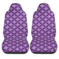 thumbnail image 2 of ZICANCN Car Seat Covers Front Seats Only,Purple Rhombus Automotive Seat Covers Protectors for Cars Trucks Suv 2 Pack, 2 of 8