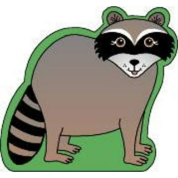 SHAPES ETC. Large Notepad - Raccoon